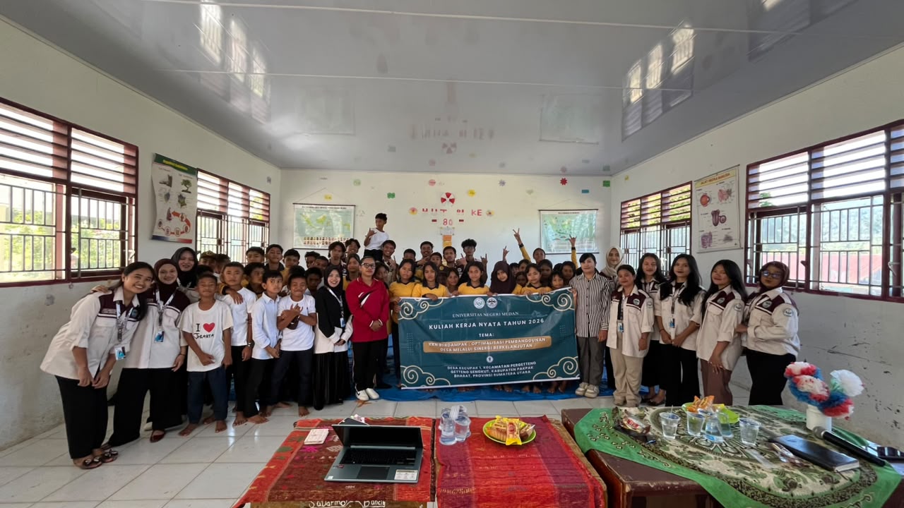 KKN Unimed Dorong Literasi Digital melalui Edukasi Artificial Intelligence di SMP Negeri 2 Satu Atap PGGS